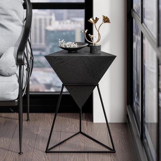 Modern Geometric End Table